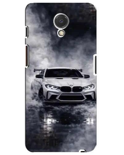 Чехол для Meizu M6s с картинкой «BMW сквозь туман»