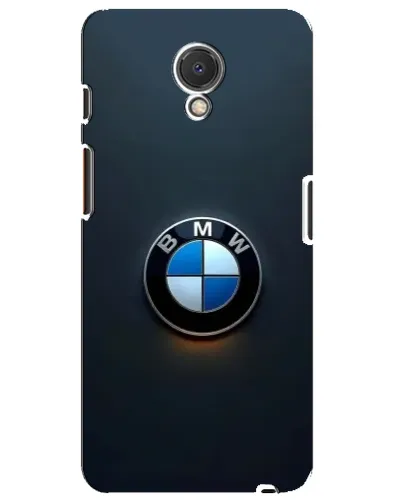 Чехол для Meizu M6s с картинкой «Логотип BMW — минимализм»