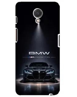 Чохол для Meizu M6s з картинкою «BMW крізь нічне місто»