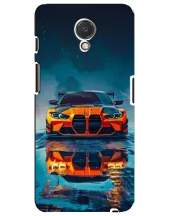Чохол для Meizu M6s з картинкою «BMW — золота емблема»