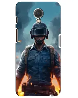 Чехол для Meizu M6s с картинкой «PUBG — реалистичный герой»