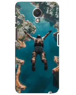 Чехол для Meizu M6s с картинкой «PUBG — свободное падение»