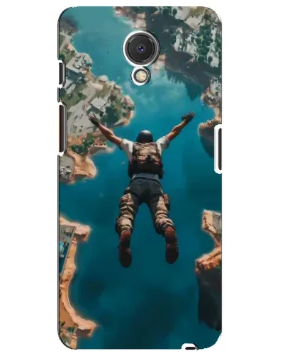 Чехол для Meizu M6s с картинкой «PUBG — свободное падение»