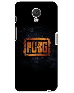 Чехол для Meizu M6s с картинкой «PUBG — золотой логотип»