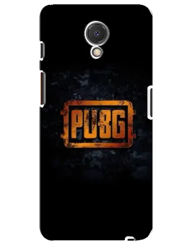 Чехол для Meizu M6s с картинкой «PUBG — золотой логотип»