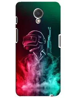 Чехол для Meizu M6s с картинкой «PUBG — огненный воин»