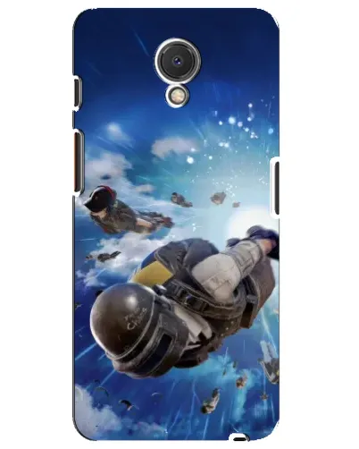 Чехол для Meizu M6s с картинкой «Десант PUBG — прыжок»