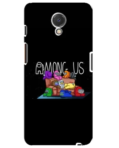 Чехол для Meizu M6s с картинкой «Логотип Among Us»