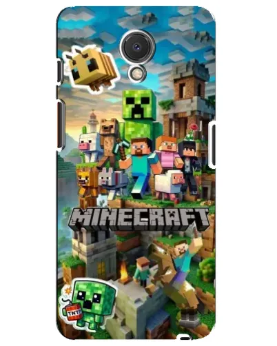 Чехол для Meizu M6s с картинкой «Замок Minecraft»