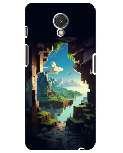 Чехол для Meizu M6s с картинкой «Вид из пещеры»