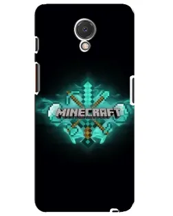 Чехол для Meizu M6s с картинкой «Minecraft Diamond лого»