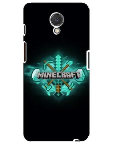 Чехол для Meizu M6s с картинкой «Minecraft Diamond лого»
