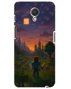 Чехол для Meizu M6s с картинкой «Стив у башни»