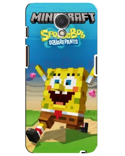 Чехол для Meizu M6s с картинкой «Губка Боб Minecraft» Чехол для Meizu M6s с картинкой «Губка Боб Minecraft»