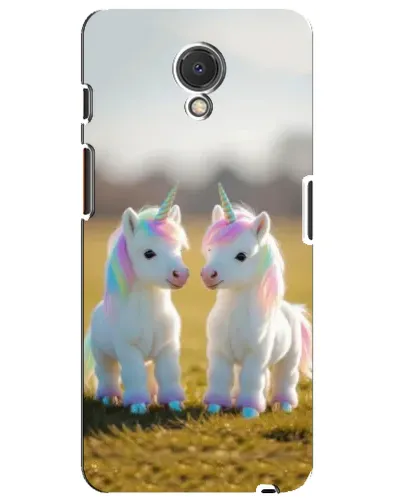 Чехол для Meizu M6s с картинкой «Пара единорогов» Чехол для Meizu M6s с картинкой «Пара единорогов»