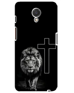 Чехол для Meizu M6s с картинкой «Лев и Крест» Чехол для Meizu M6s с картинкой «Лев и Крест»
