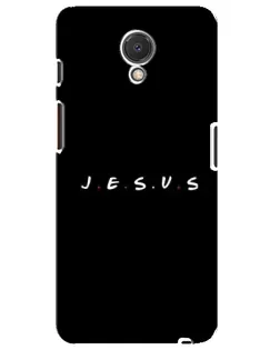 Чехол для Meizu M6s с картинкой «Точки веры J.E.S.U.S.»