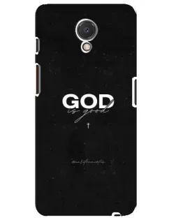 Чехол для Meizu M6s с картинкой «GOD — Бог над всем»
