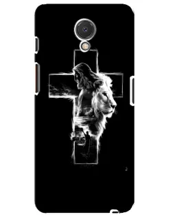 Чехол для Meizu M6s с картинкой «Сияющий крест Jesus»