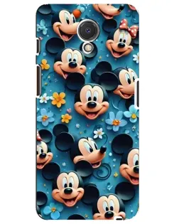 Чехол для Meizu M6s с картинкой «Паттерн Микки и Минни»