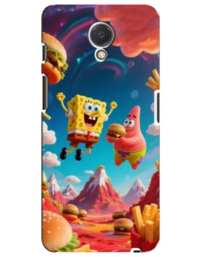 Чехол для Meizu M6s с картинкой «Космический фастфуд»