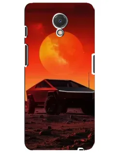 Чехол для Meizu M6s с картинкой «Cybertruck на Марсе»