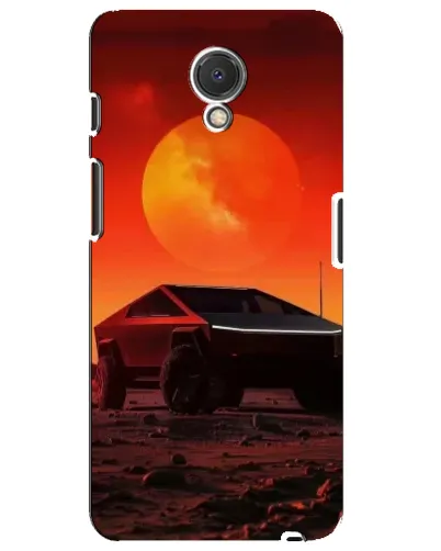 Чехол для Meizu M6s с картинкой «Cybertruck на Марсе»