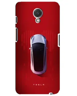 Чехол для Meizu M6s с картинкой «Tesla Top View»