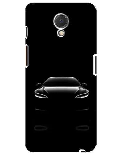 Чехол для Meizu M6s с картинкой «Силуэт Tesla Night»