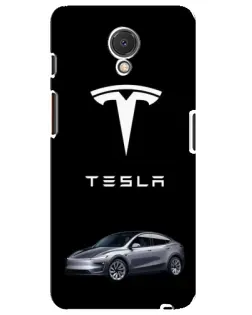 Чехол для Meizu M6s с картинкой «Tesla Model Y»