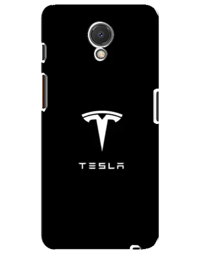 Чехол для Meizu M6s с картинкой «Tesla White Logo»