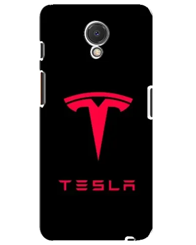 Чехол для Meizu M6s с картинкой «Tesla Red Logo»