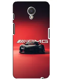 Чехол для Meizu M6s с картинкой «Mercedes AMG — красная линия»