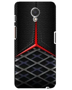 Чехол для Meizu M6s с картинкой «Mercedes Carbon Grid»