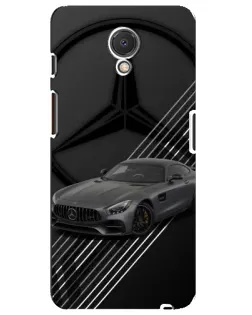 Чехол для Meizu M6s с картинкой «Mercedes AMG — графика»