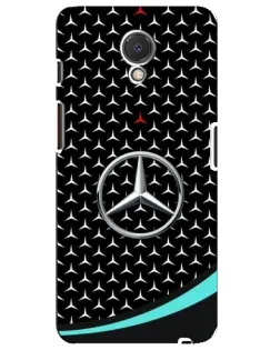 Чехол для Meizu M6s с картинкой «Mercedes — бирюзовый акцент»