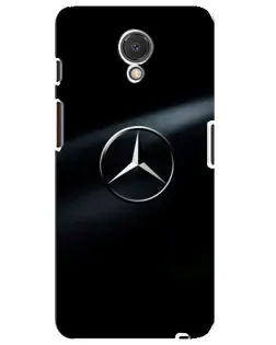 Чехол для Meizu M6s с картинкой «Mercedes на металле»