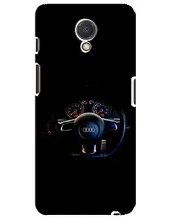 Чехол для Meizu M6s с картинкой «Салон Audi — руль»
