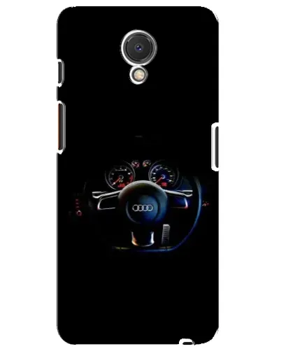 Чехол для Meizu M6s с картинкой «Салон Audi — руль»