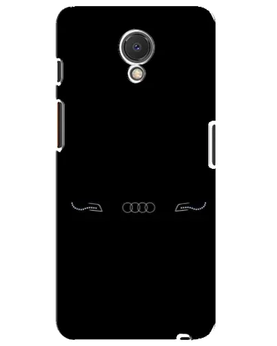 Чехол для Meizu M6s с картинкой «Audi — световой подпись»
