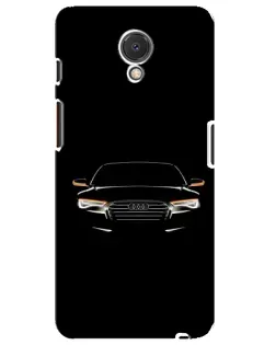 Чехол для Meizu M6s с картинкой «Audi — ночной контур» Чехол для Meizu M6s с картинкой «Audi — ночной контур»