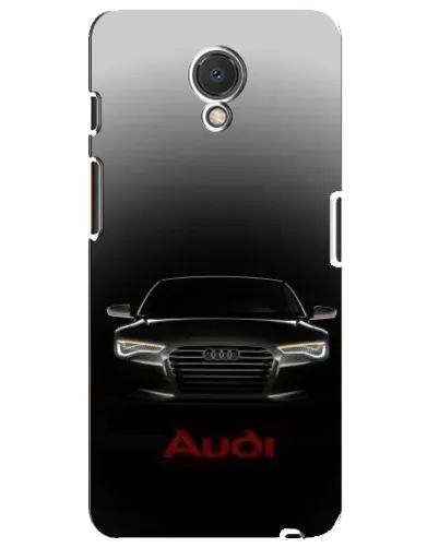 Чехол для Meizu M6s с картинкой «Audi — градиентный контур»