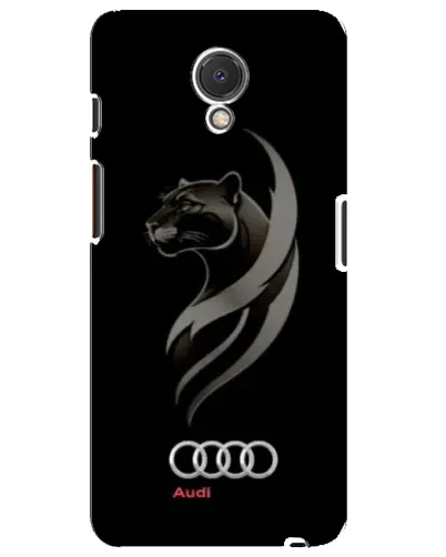 Чехол для Meizu M6s с картинкой «Графика — пантера и Audi»