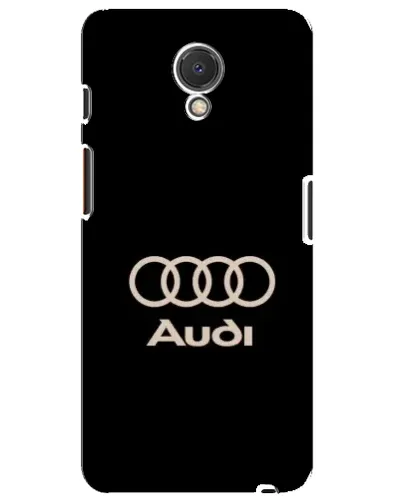 Чехол для Meizu M6s с картинкой «Audi — золотой логотип»