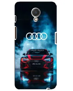 Чехол для Meizu M6s с картинкой «Audi Sport — неон» Чехол для Meizu M6s с картинкой «Audi Sport — неон»