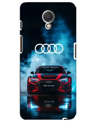 Чехол для Meizu M6s с картинкой «Audi Sport — неон»
