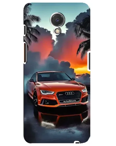 Чехол для Meizu M6s с картинкой «Audi — закат»
