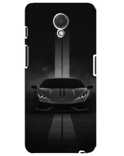 Чехол для Meizu M6s с картинкой «Lamborghini симметрия дорог»