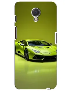 Чехол для Meizu M6s с картинкой «Салатовый Lamborghini Huracan»