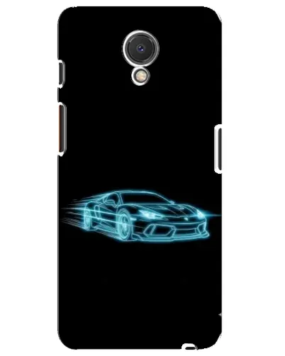 Чехол для Meizu M6s с картинкой «Неоновый контур Lamborghini» Чехол для Meizu M6s с картинкой «Неоновый контур Lamborghini»